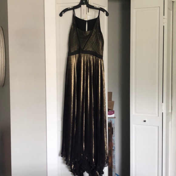 Karen Millen Bronze and Eggplant Gown